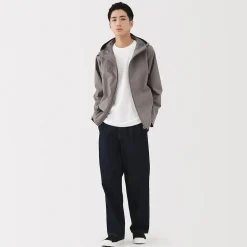 Vestes Et Manteaux^Muji Veste à capuche en polyester déperlante pour homme