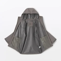 Vestes Et Manteaux^Muji Veste à capuche en polyester déperlante pour homme