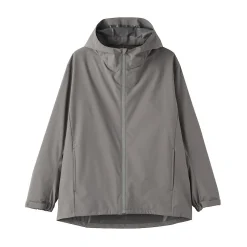 Vestes Et Manteaux^Muji Veste à capuche en polyester déperlante pour homme