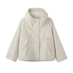Vestes Et Manteaux^Muji Veste à capuche en toile de coton léger pour femme