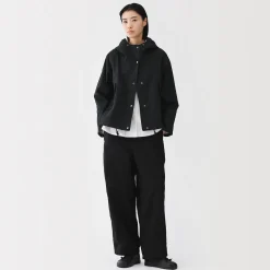 Vestes Et Manteaux^Muji Veste à capuche en toile de coton léger pour femme