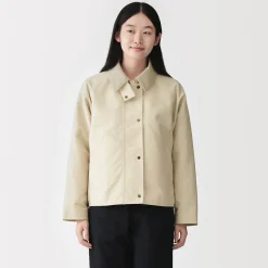 Vestes Et Manteaux^Muji Veste à col montant en velours côtelé déperlant pour femme