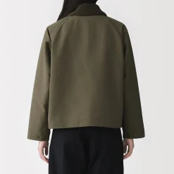 Vestes Et Manteaux^Muji Veste à col montant en velours côtelé déperlant pour femme