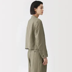 Vestes Et Manteaux^Muji Veste courte en lin et lyocell pour femme