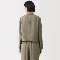 Vestes Et Manteaux^Muji Veste courte en lin et lyocell pour femme