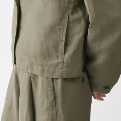 Vestes Et Manteaux^Muji Veste courte en lin et lyocell pour femme