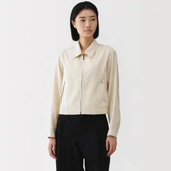 Vestes Et Manteaux^Muji Veste courte en mélange de rayonne pour femme