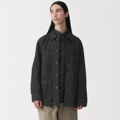 Vestes Et Manteaux^Muji Veste de travail denim en kapok mélangé pour homme