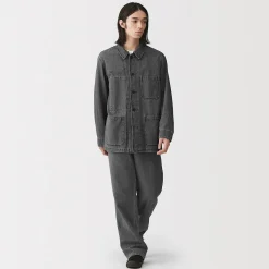 Vestes Et Manteaux^Muji Veste de travail denim en kapok mélangé pour homme