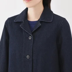 Vestes Et Manteaux^Muji Veste de travail en denim mélangé kapok pour femme