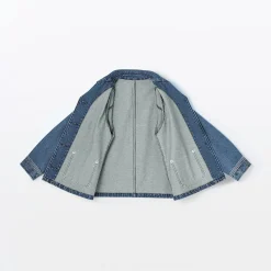 Vestes Et Manteaux^Muji Veste de travail en denim mélangé kapok pour femme