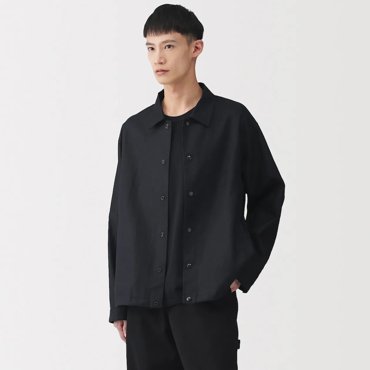Vestes Et Manteaux^Muji Veste en lin avec cordon de serrage pour homme