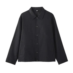 Vestes Et Manteaux^Muji Veste en lin avec cordon de serrage pour homme