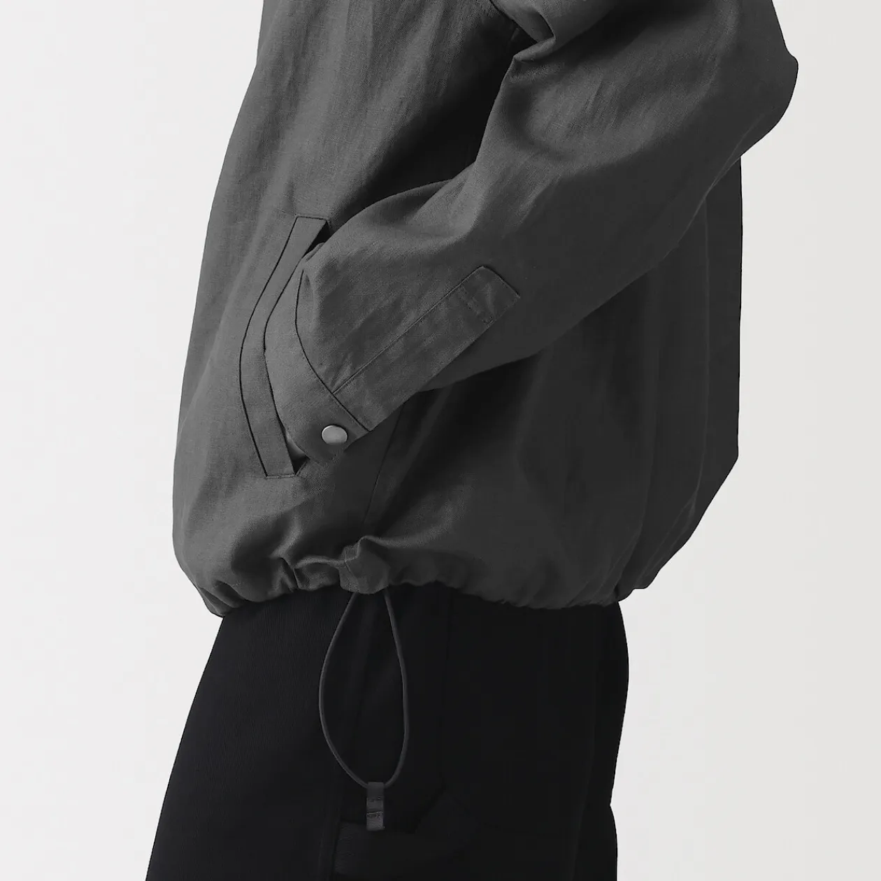 Vestes Et Manteaux^Muji Veste en lin avec cordon de serrage pour homme