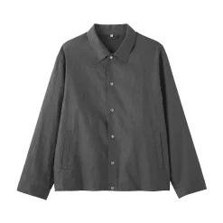 Vestes Et Manteaux^Muji Veste en lin avec cordon de serrage pour homme