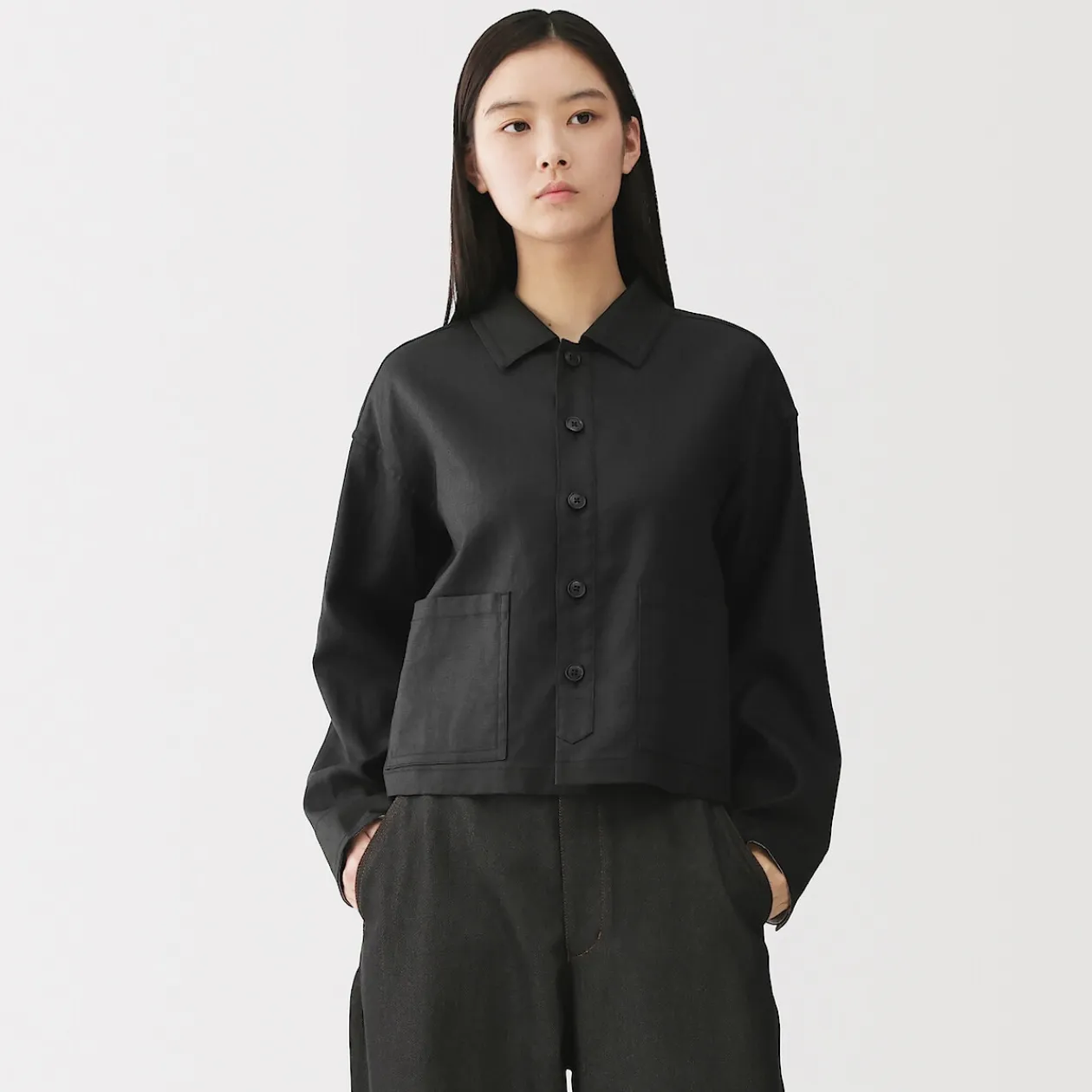Vestes Et Manteaux^Muji Veste en lin pour femme