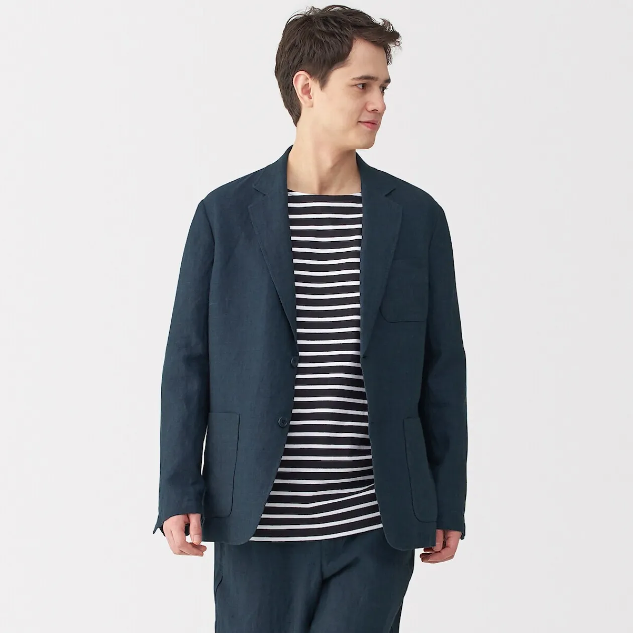 Vestes Et Manteaux^Muji Veste en lin pour homme