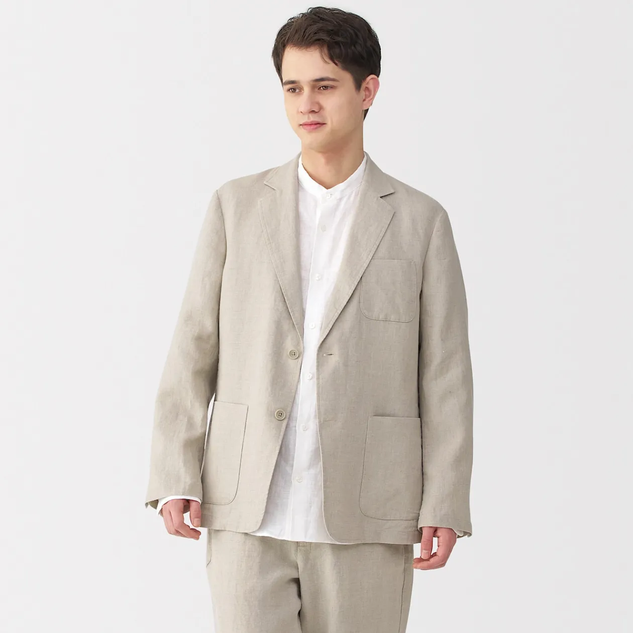 Vestes Et Manteaux^Muji Veste en lin pour homme