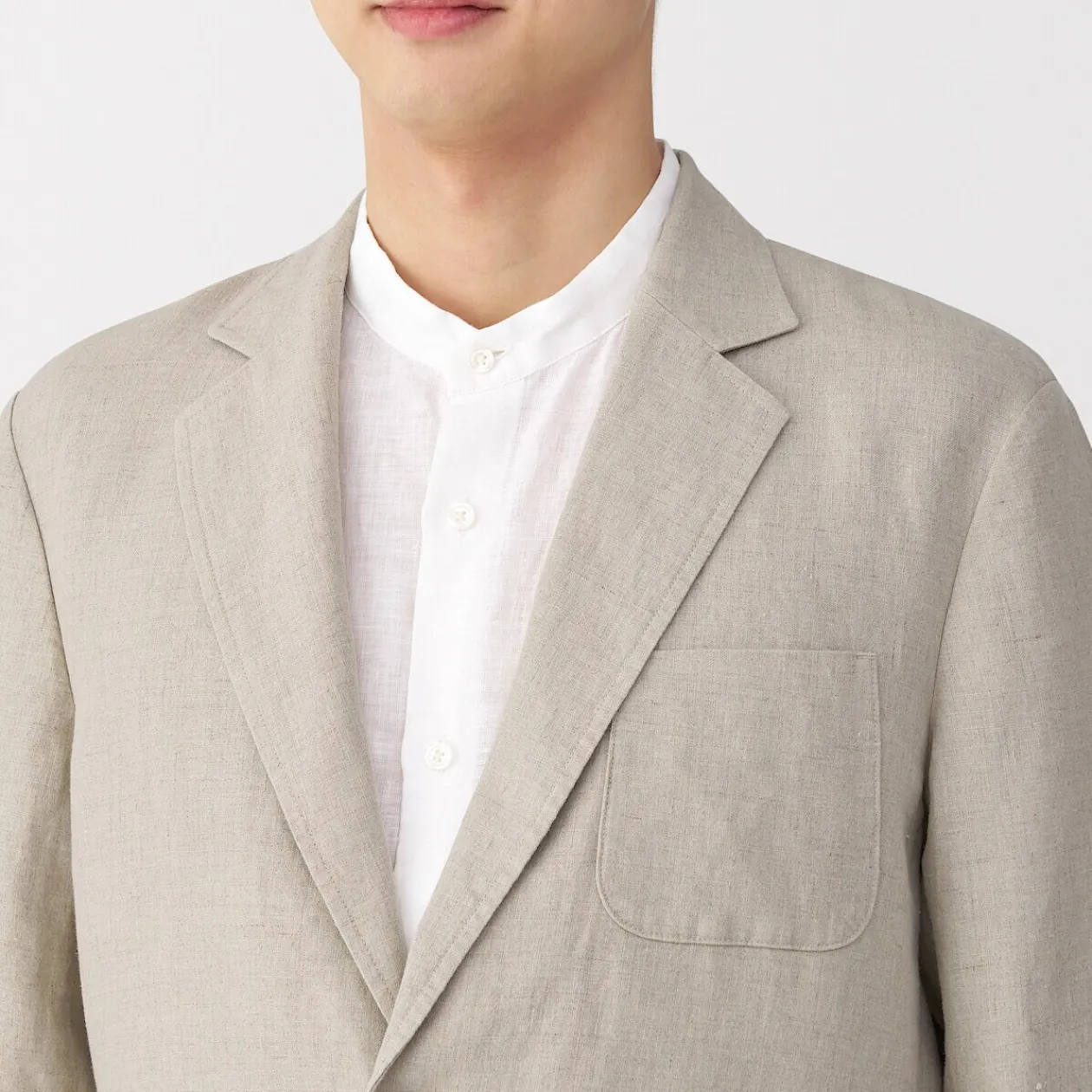 Vestes Et Manteaux^Muji Veste en lin pour homme