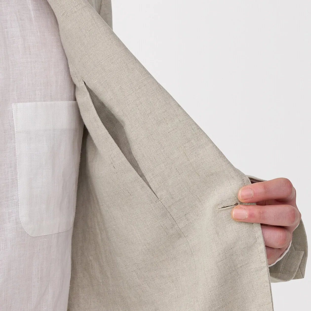 Vestes Et Manteaux^Muji Veste en lin pour homme