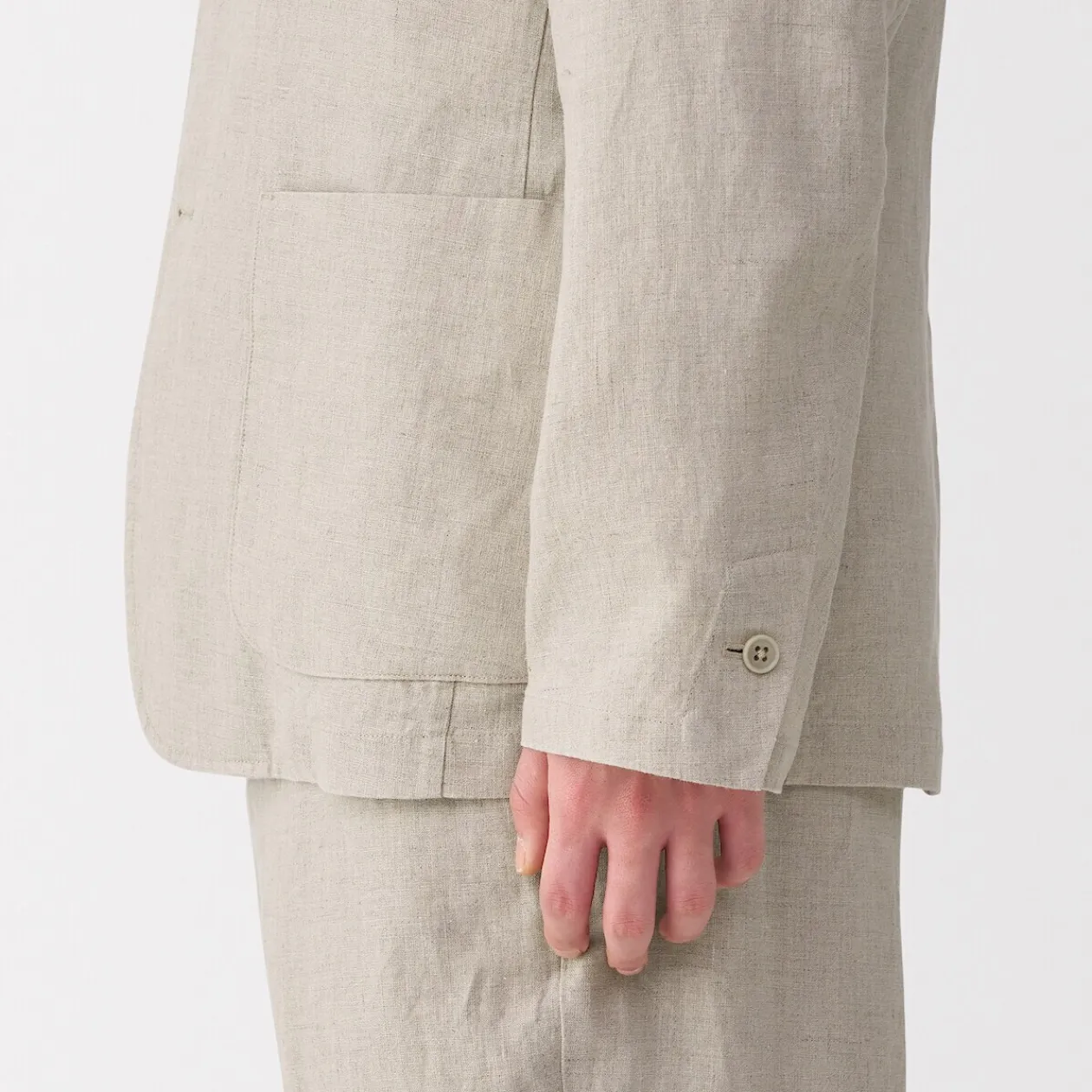 Vestes Et Manteaux^Muji Veste en lin pour homme