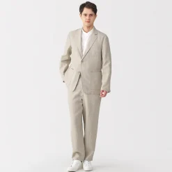 Vestes Et Manteaux^Muji Veste en lin pour homme