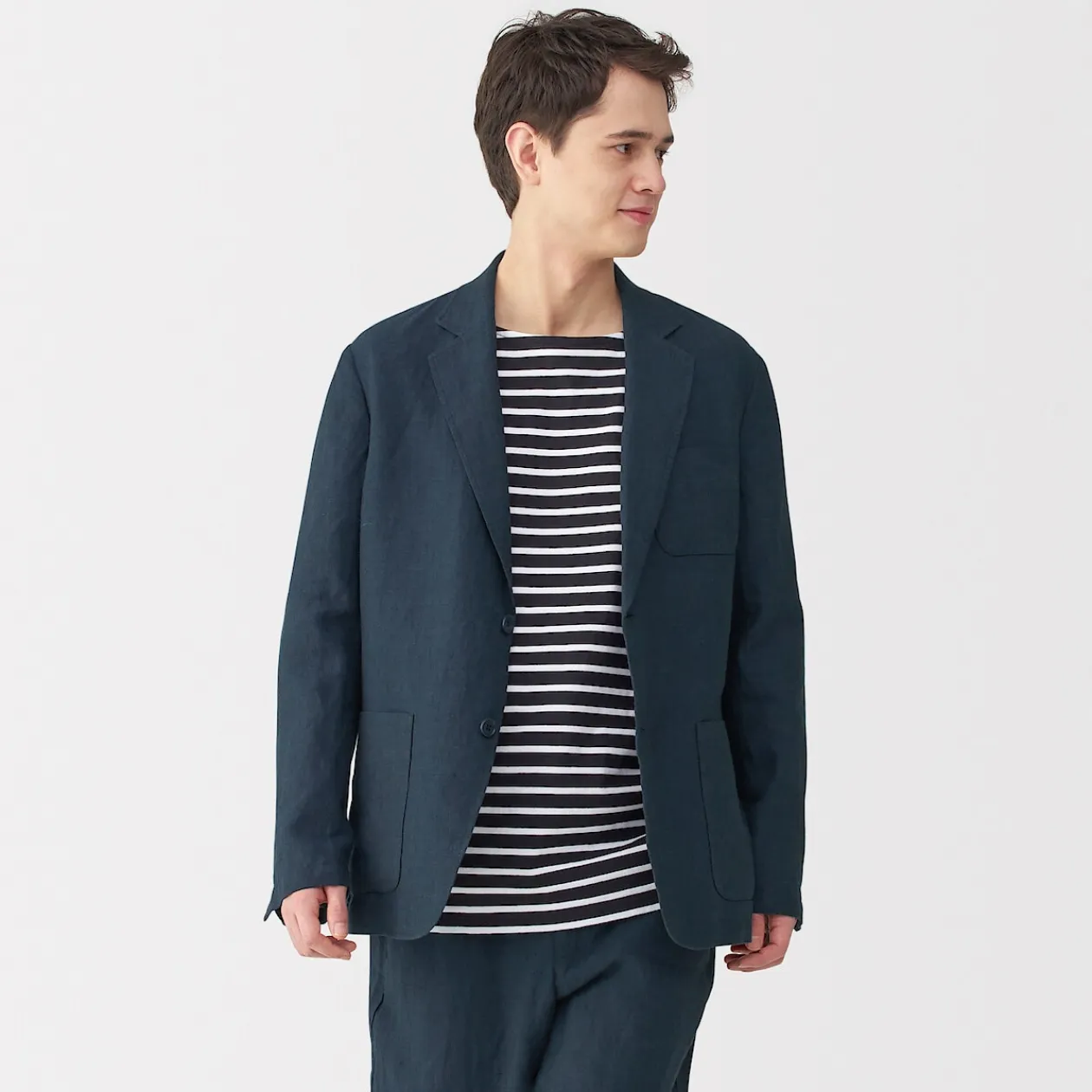 Vestes Et Manteaux^Muji Veste en lin pour homme