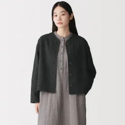 Vestes Et Manteaux^Muji Veste matelassée en gaze double de kapok mélangé pour femme