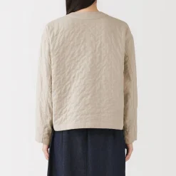 Vestes Et Manteaux^Muji Veste matelassée en gaze double de kapok mélangé pour femme