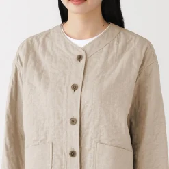 Vestes Et Manteaux^Muji Veste matelassée en gaze double de kapok mélangé pour femme