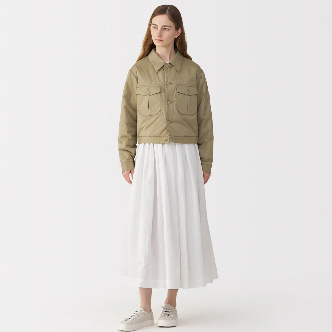 Vestes Et Manteaux^Muji Veste matelassée en nylon recyclé pour femme