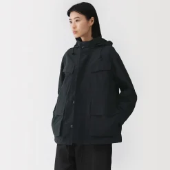 Vestes Et Manteaux^Muji Veste utilitaire en nylon à la teinture naturelle pour femme