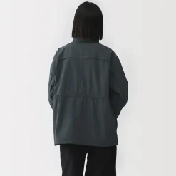Vestes Et Manteaux^Muji Veste utilitaire en nylon à la teinture naturelle pour femme