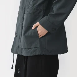 Vestes Et Manteaux^Muji Veste utilitaire en nylon à la teinture naturelle pour femme